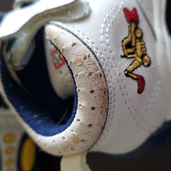 McKids Trucker White and Navy Baby Walkers - Picture 6 of 7